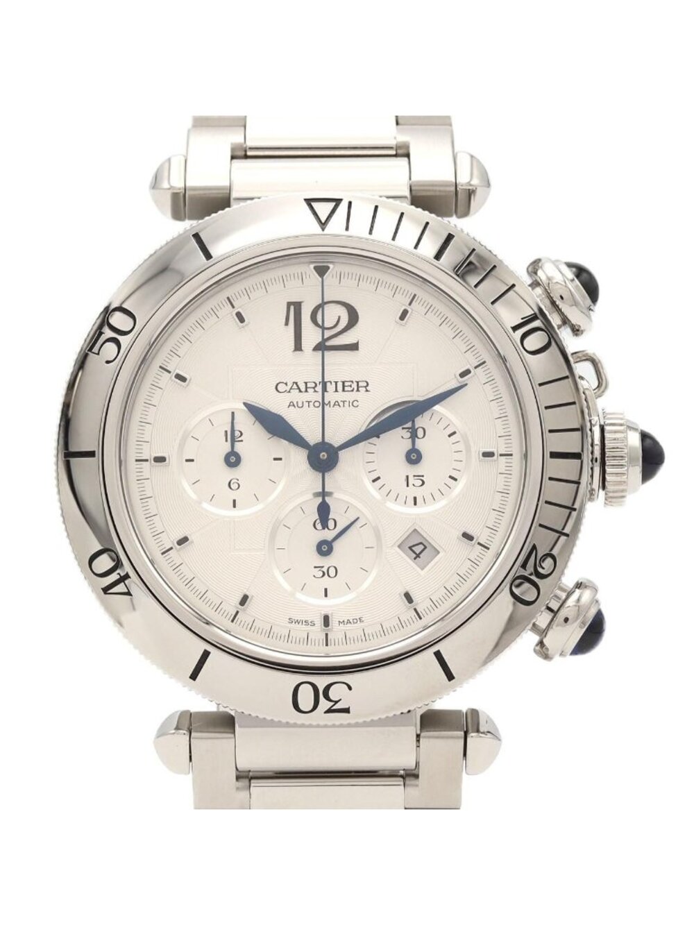Cartier Pasha de Cartier Chronograph SS Automatic Watch
